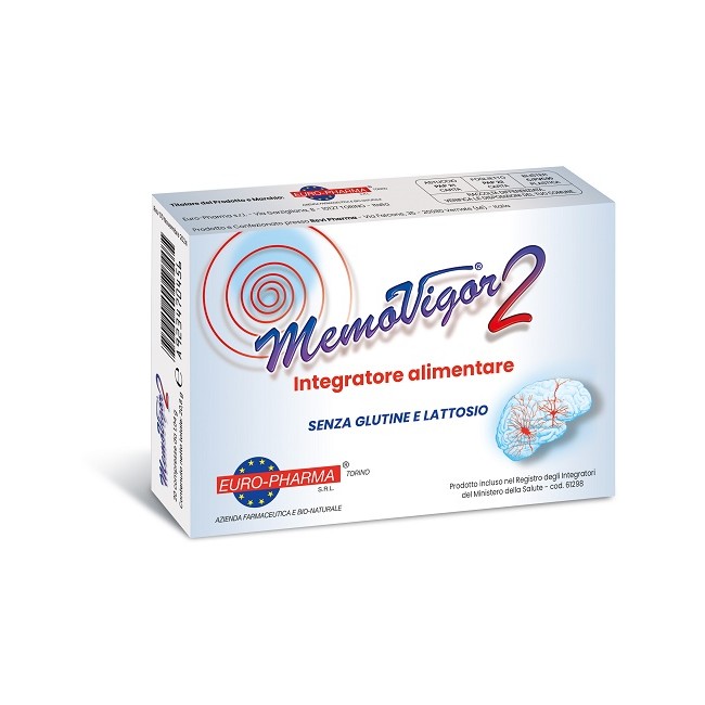 Euro-Pharma Memovigor 2 20 Compresse