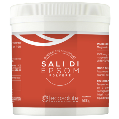 Spazio Ecosalute Sali Di Epsom Polvere 500 G Spazio Ecosalute Sali Di Epsom Polvere 500 G