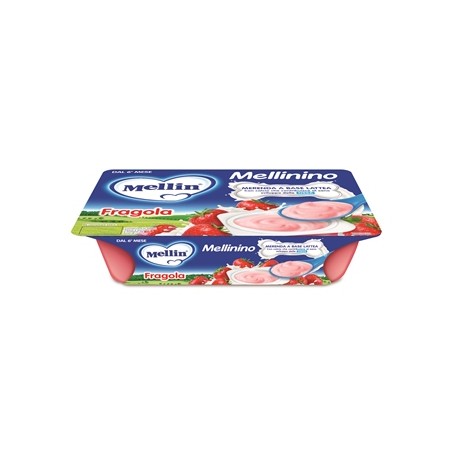 Danone Mellinino Merenda Fragola 6 X 55 G