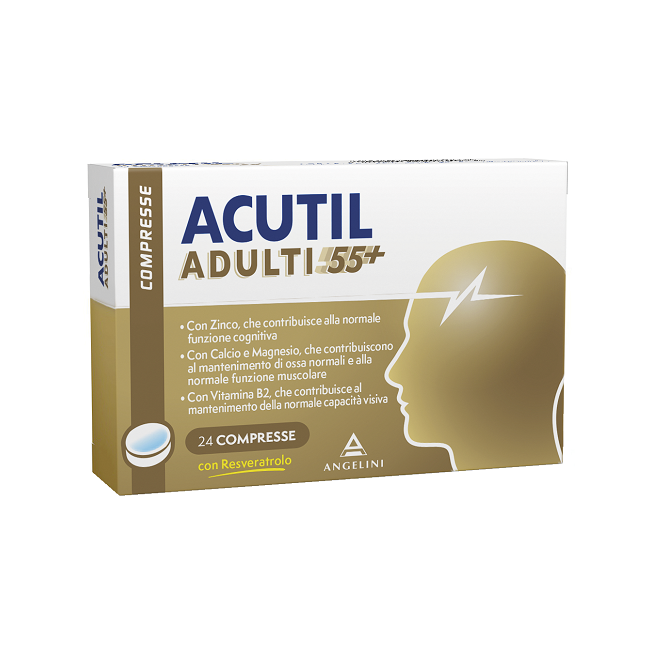 Angelini Acutil Adulti 55+ 24 Compresse It