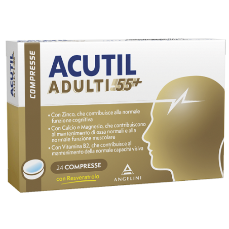 Angelini Acutil Adulti 55+ 24 Compresse It Angelini Acutil Adulti 55+ 24 Compresse It