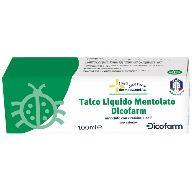 Dicofarm Talco Liquido Mentolato 100 Ml Dicofarm Talco Liquido Mentolato 100 Ml