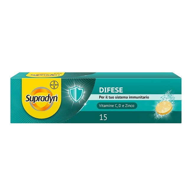 Bayer Supradyn Difese 15 Compresse Effervescenti Bayer Supradyn Difese 15 Compresse Effervescenti