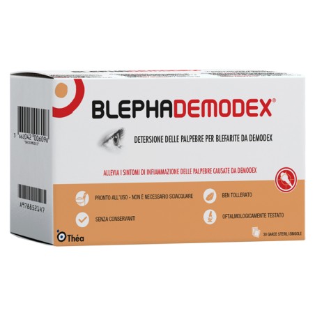 Théa Farma Blephademodex Garze Sterili Monouso 30 Pezzi Théa Farma Blephademodex Garze Sterili Monouso 30 Pezzi