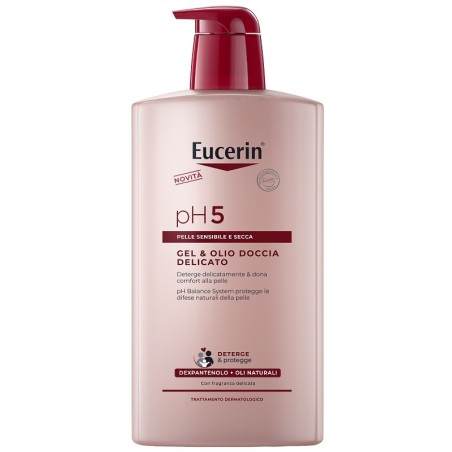 Beiersdorf Eucerin Gel & Olio Doccia Delicato 1 Litro Beiersdorf Eucerin Gel & Olio Doccia Delicato 1 Litro
