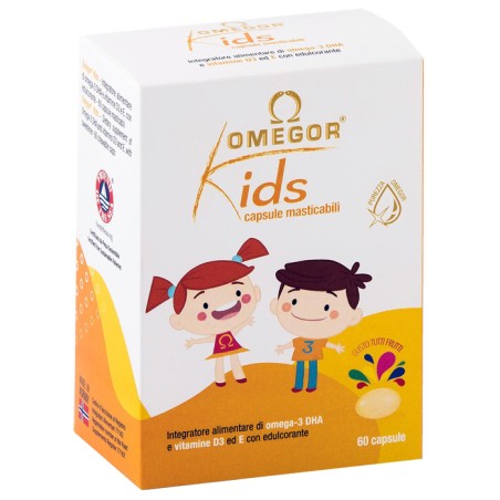 U. G. A. Nutraceuticals Omegor Kids 60 Capsule Masticabili U. G. A. Nutraceuticals Omegor Kids 60 Capsule Masticabili