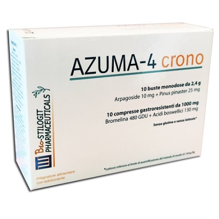 Bio Stilogit Pharmaceuticals Azuma-4 Crono 10 Compresse Gastroresistenti + 10 Buste Bio Stilogit Pharmaceuticals Azuma-4 Crono 10 Compresse Gastroresistenti + 10 Buste