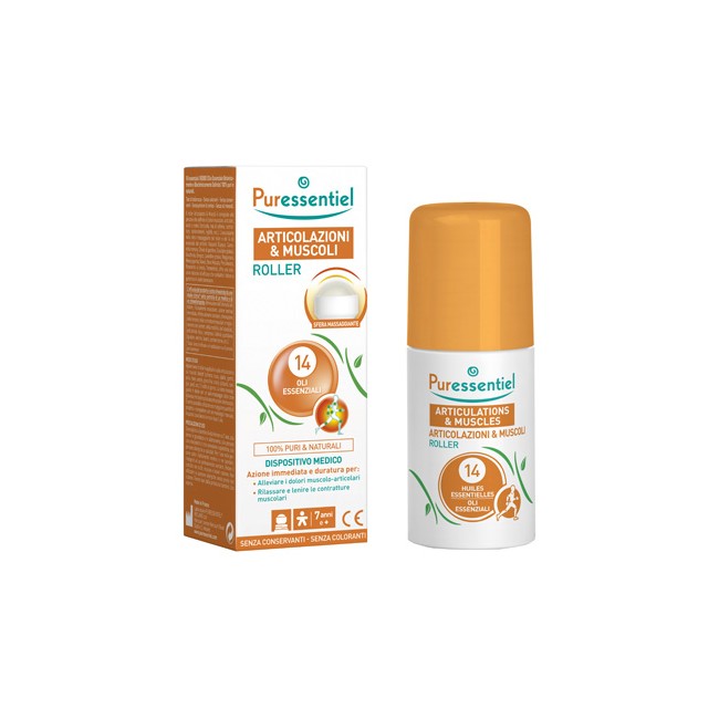 Alloga Italia Puressentiel Roller Articolazioni Muscoli 75 Ml