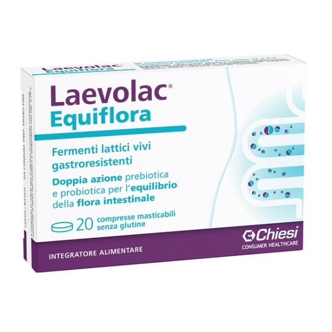 Chiesi Farmaceutici Laevolac Equiflora 20 Compresse