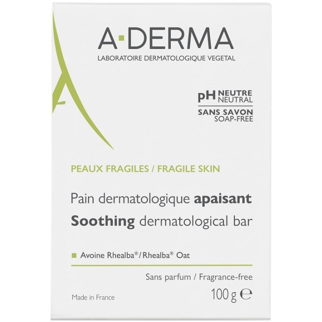 A-Derma Aderma Les Indispensables Pane Dermatologico Lenitivo 100 G A-Derma Aderma Les Indispensables Pane Dermatologico Lenitivo 100 G
