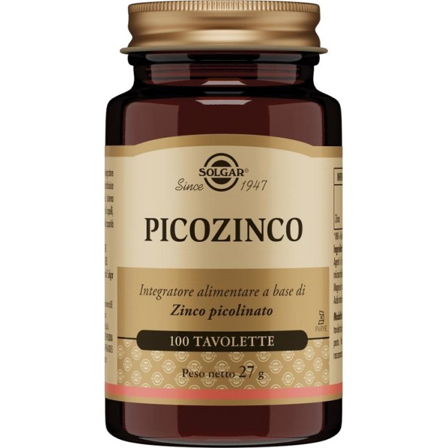Solgar Picozinco 100 Tavolette
