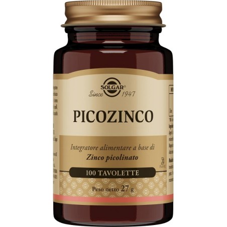 Solgar Picozinco 100 Tavolette