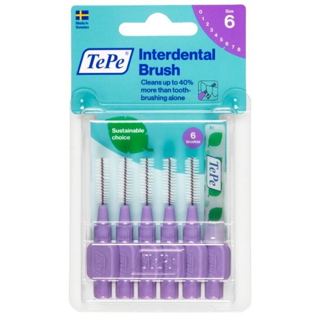 Tepe Scovolino Viola 1,1mm 6 Pezzi Tepe Scovolino Viola 1,1mm 6 Pezzi