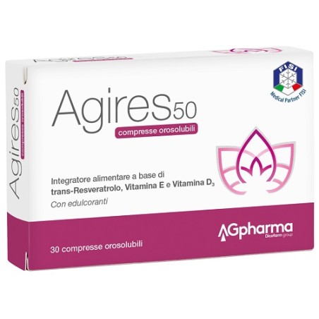 Agpharma Agires 50 30 Compresse Orosolubili Scatola 5,4 G Agpharma Agires 50 30 Compresse Orosolubili Scatola 5,4 G