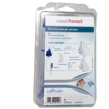 Corman Kit Nebulizzazione Medipresteril Universale Corman Kit Nebulizzazione Medipresteril Universale