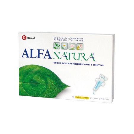 Gocce Oculari Monodose Alfa Natura 10 Flaconcini da 0,5 ml Gocce Oculari Monodose Alfa Natura 10 Flaconcini da 0,5 ml