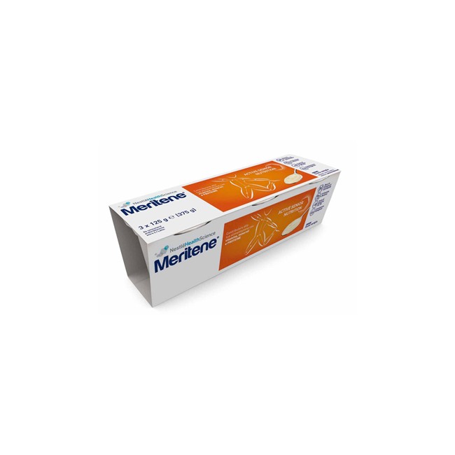 Nestlè Meritene Crema Vaniglia 3 Vasetti X 125 G