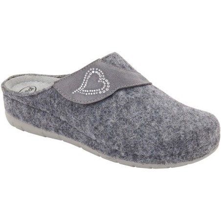 Scholl Calzatura Bruges Wool+suede W Light Grey Tomaia Lana+pelle Scamosciata Fodera Tomaia Sfoderato Sottopiede Pelle Scamoscia