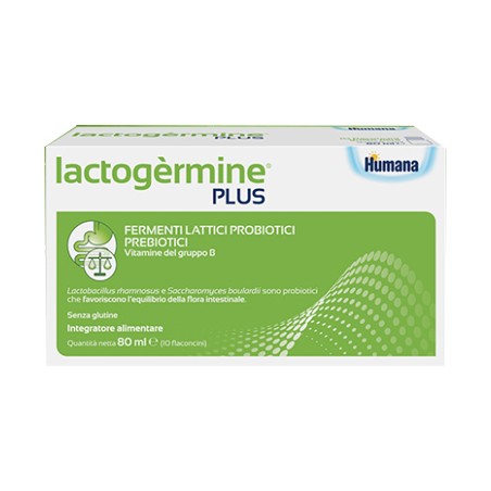 Humana Lactogermine Plus Fermenti Lattici 10 Flaconcini Humana Lactogermine Plus Fermenti Lattici 10 Flaconcini