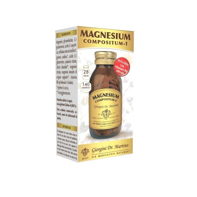 Dr. Giorgini Magnesium Compositum-t 140 Pastiglie Dr. Giorgini Magnesium Compositum-t 140 Pastiglie