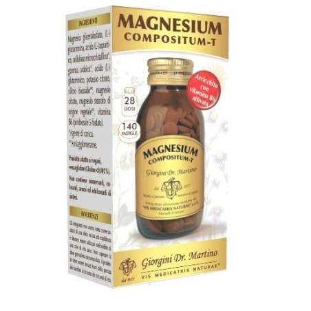 Dr. Giorgini Magnesium Compositum-t 140 Pastiglie Dr. Giorgini Magnesium Compositum-t 140 Pastiglie