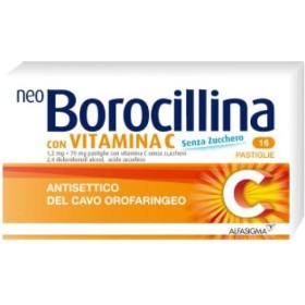 Neoborocillina 1, 2Mg 70mg 16 Pastiglie Vitamina C Senza Zucchero