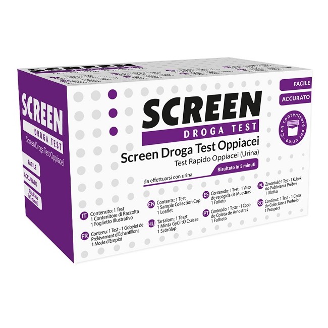 Screen Italia Screen Droga Test Oppiacei Test Antidroga Con Contenitore Urina