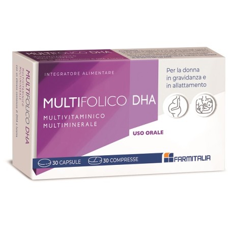 Farmitalia Multifolico Dha 30 Capsule + 30 Compresse Farmitalia Multifolico Dha 30 Capsule + 30 Compresse