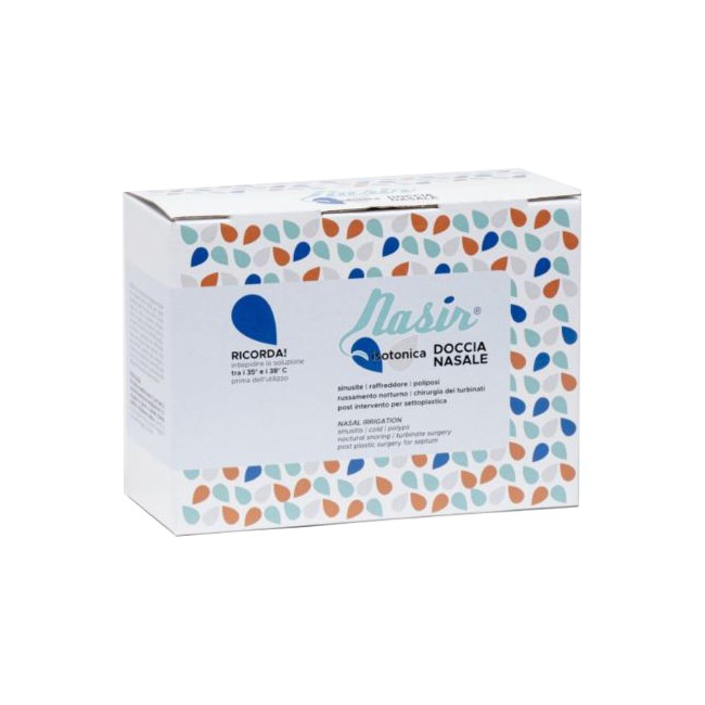 E. P. Medica Nasir Doccia Nasale Con Soluzione Fisiologica Isotonica 10 Sacche 250 Ml + 1 Blister
