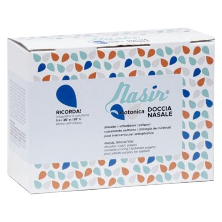 E. P. Medica Nasir Doccia Nasale Con Soluzione Fisiologica Isotonica 10 Sacche 250 Ml + 1 Blister