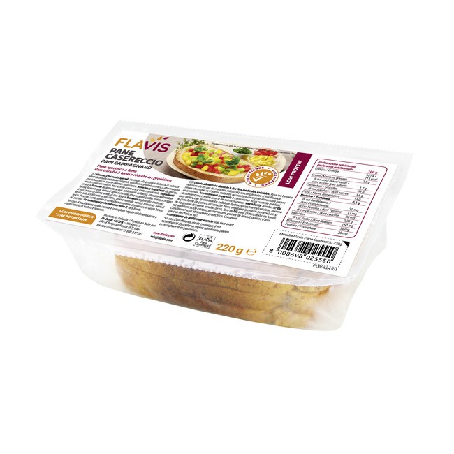 DR. SCHAR Flavis Pane Casereccio Pane Aproteico A Fette 220 G