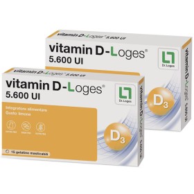 Biofarmex Vitamin D-loges 30 Gelatine Masticabili Gusto Limone 42 G