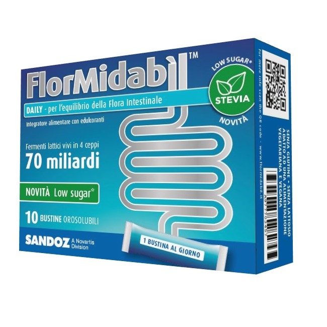 Polifarma Flormidabil Daily 10 Bustine Con Stevia