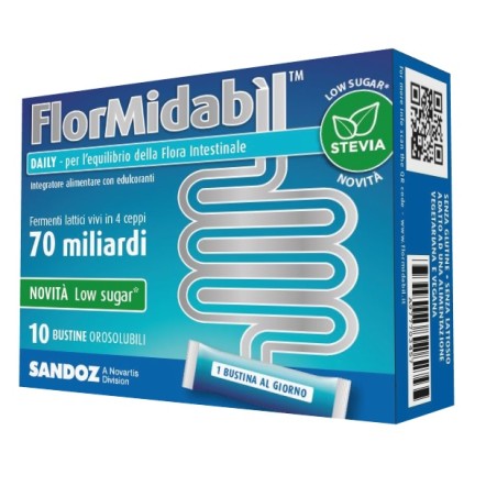 Polifarma Flormidabil Daily 10 Bustine Con Stevia Polifarma Flormidabil Daily 10 Bustine Con Stevia