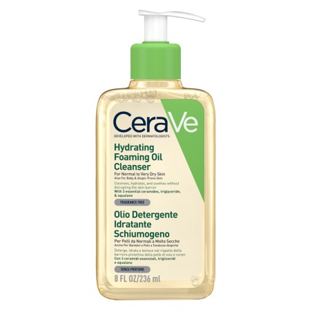 Cerave Olio Detergente Idratante Schiumogeno 236 Ml Cerave Olio Detergente Idratante Schiumogeno 236 Ml