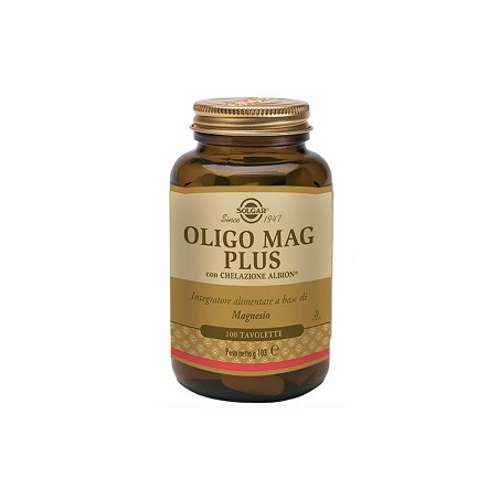 Solgar Oligo Mag Plus Magnesio chelato per stress, sonno e umore Solgar Oligo Mag Plus Magnesio chelato per stress, sonno e umore