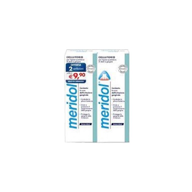 Colgate Meridol Collutorio Bipacco 2 X 400 Ml