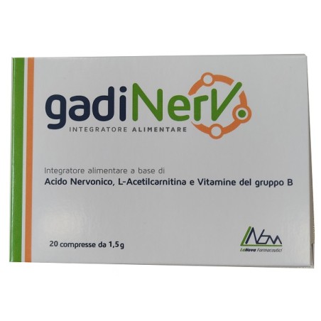 Lanova Farmaceutici Gadinerv 20 Compresse Lanova Farmaceutici Gadinerv 20 Compresse