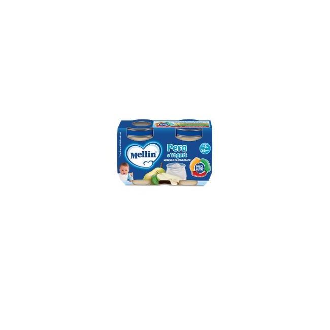 Mellin merenda yogurt pera 2x120 g Mellin merenda yogurt pera 2x120 g