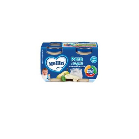 Mellin merenda yogurt pera 2x120 g