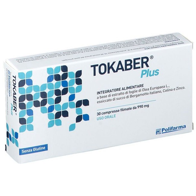 Polifarma Tokaber Plus 990mg 30 Compresse Polifarma Tokaber Plus 990mg 30 Compresse