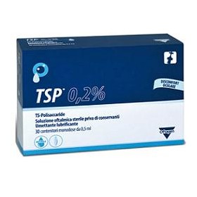 Diadema Farmaceutici Tsp 0,2% Soluzione Oftalmica Umettante Lubrificante 30 Flaconcini Monodose 0,5 Ml