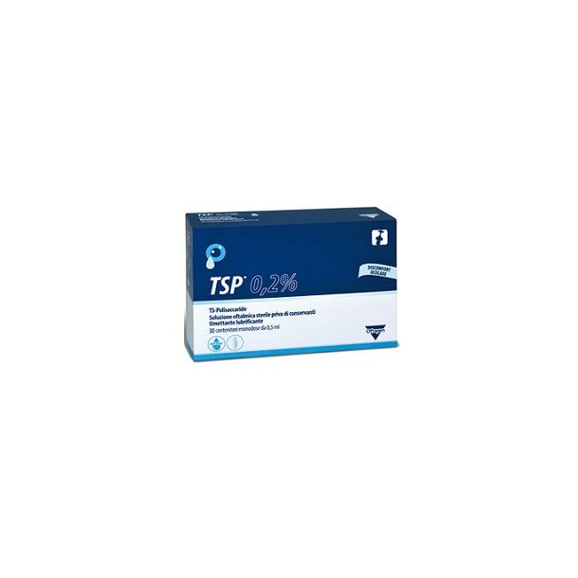 Diadema Farmaceutici Tsp 0,2% Soluzione Oftalmica Umettante Lubrificante 30 Flaconcini Monodose 0,5 Ml