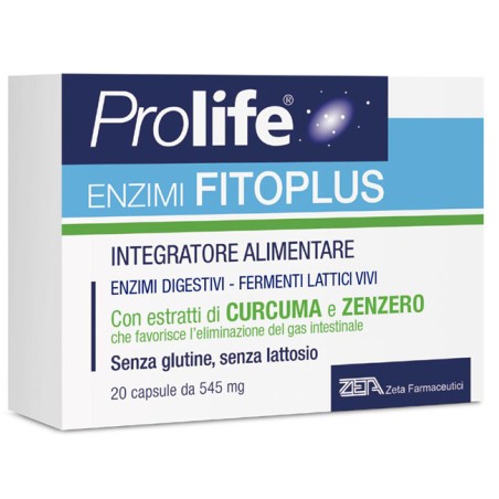 Zeta Farmaceutici Prolife Enzimi Fitoplus 20 Capsule Zeta Farmaceutici Prolife Enzimi Fitoplus 20 Capsule