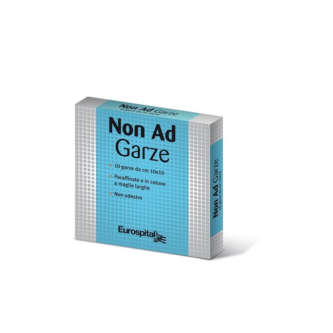 Eurospital Garza Paraffinata Non Ad 10x10 Cm 10 Pezzi