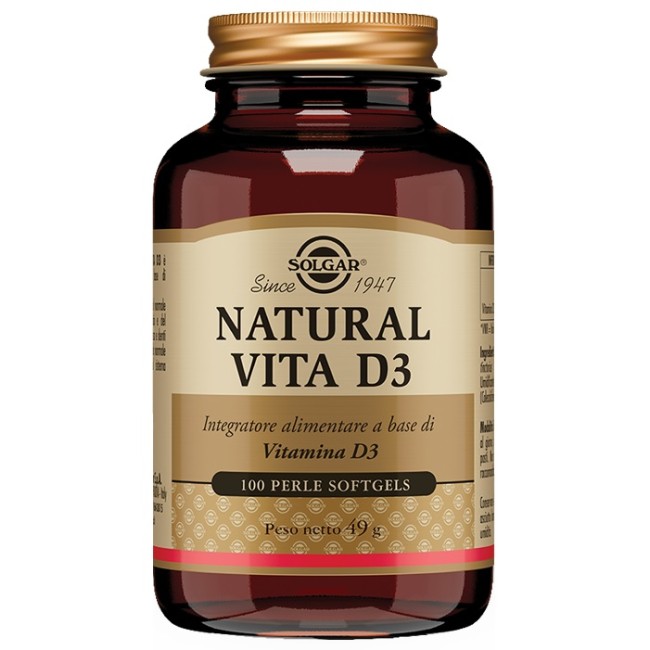 Solgar Natural Vita D3 100 Perle