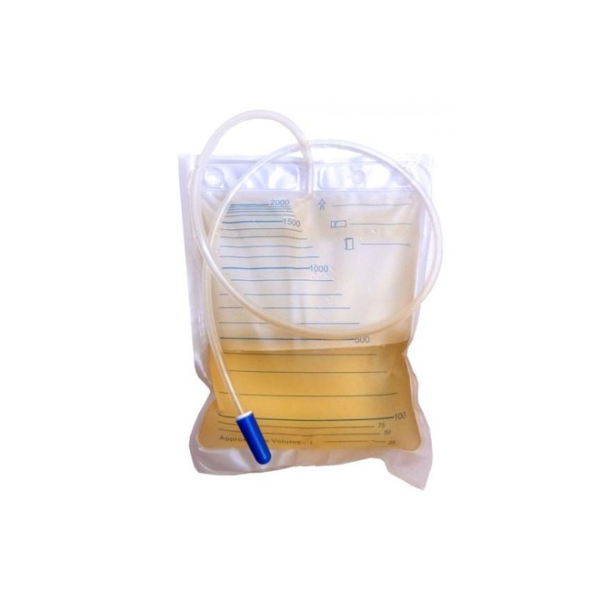 Sacca da letto per raccolta urina da 2 litri senza scarico tubo 130cm 30 pezzi Sacca da letto per raccolta urina da 2 litri senza scarico tubo 130cm 30 pezzi