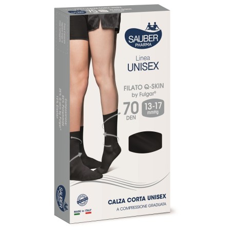 Desa Pharma Sauber Pharma Unisex Qskin Calza Corta 70 Blu Large Desa Pharma Sauber Pharma Unisex Qskin Calza Corta 70 Blu Large