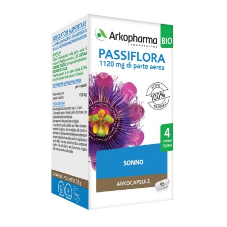 Arkopharma Arko Capsule Passiflora 45 Capsule Bio Arkopharma Arko Capsule Passiflora 45 Capsule Bio