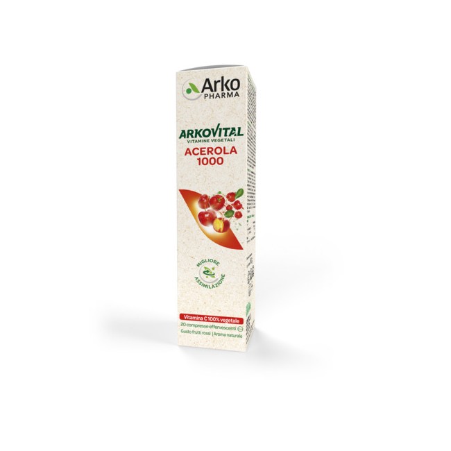 Arkopharma Arkovital Acerola 1000 Effervescente 20 Compresse